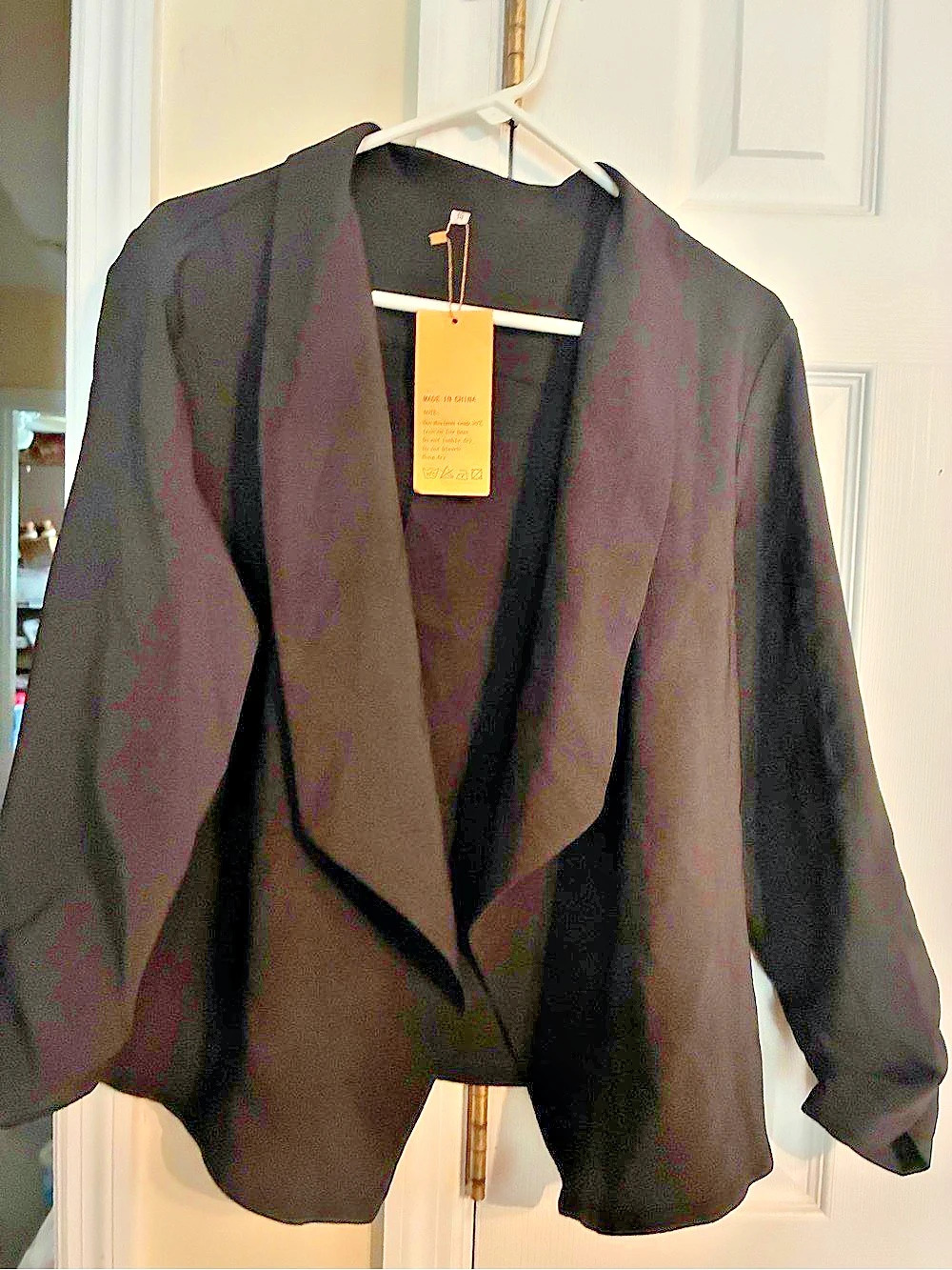 GRECERELLE Blazer for Women 3/4 Sleeve Work Business Casual Suit Jacket size 18